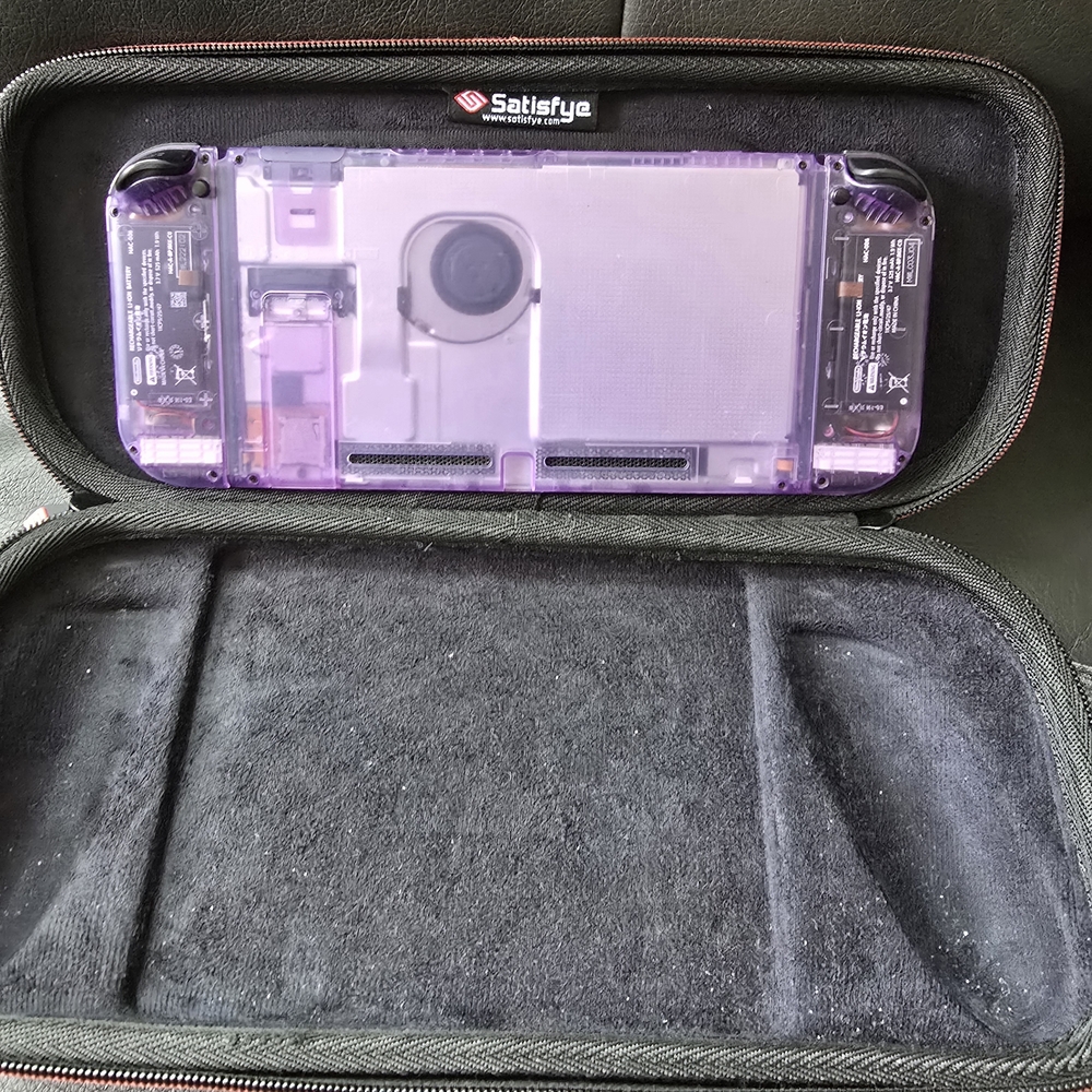 Nintendo Switch Custom Purple Shell - Picture 4 of 5
